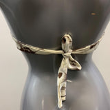 Vince Camuto Swim Women's Cream Coloured Flower Design Strapless Bathing Suit Top