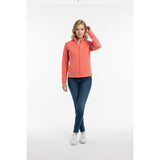 Roots Activewear Jacket Womens Large Peach Color Long Sleeve Mock Full Zip