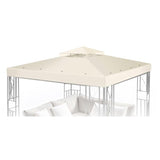 Gazebo Cover Replacement Canopy Top 10x10 Ft - Double Tier Top