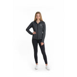 St. Clair College Women's Grey Long Sleeve Zip up Hoodie