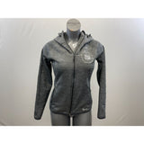 St. Clair College Women's Grey Long Sleeve Zip up Hoodie