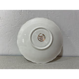 Royal Castle Fine Bone China England Teacup Saucer Set White Roses