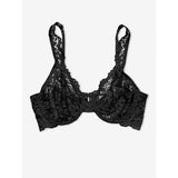 Smart &amp; Sexy 85045M Signature Lace Unlined Underwire Bra Black
