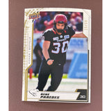 2020 Upper Deck CFL Rene Paredes Gold #15/50 Stampeders 157