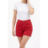 Penmans Stretch Women's Missy Size 8 Shorts Flat Front High Rise Cotton Blend