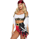 Leg Avenue Women's 4 Pc Wicked Pirate Wench Costume SIZE SMALL NEW