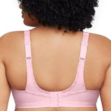 Glamorise 1066 No Bounce Plus Camisole Wirefree Sports Bra Parfait Pink NWOT