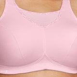 Glamorise 1066 No Bounce Plus Camisole Wirefree Sports Bra Parfait Pink NWOT