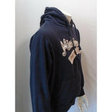 Michigan Wolverines Hoodie Blue Long Sleeve Spell Out Hooded Sweatshirt Size S