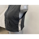Move by Ardene Women's Black Sleeveless Cropped Hoodie Size Medium