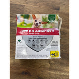 K9 Advantix II Small Dog Flea, Tick & Mosquito Treatment Dogs 4-10 lbs. 1-Mo Supply