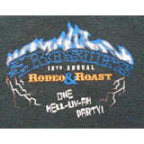 Rosie's 2005 18th Annual Rodeo and Roast Men's Large Black Cotton T Shirt