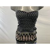 Urban Behaviour Women's Size Medium Short Patterned Strapless Party Dress