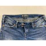Silver Tuesday 16 1/2 Women's Blue Jean Size 30/30 Stretch Low Rise Denim