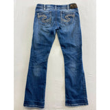 Silver Tuesday 16 1/2 Women's Blue Jean Size 30/30 Stretch Low Rise Denim