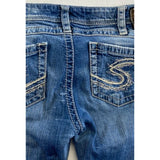 Silver Tuesday 16 1/2 Women's Blue Jean Size 30/30 Stretch Low Rise Denim