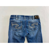 Silver Tuesday 16 1/2 Women's Blue Jean Size 30/30 Stretch Low Rise Denim