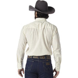 Wrangler mens 2XL Tall Sport Western Basic Two Pocket Long Sleeve Snap Shirt NWOT