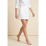 Maggie Lane Women's Golf Skort Size 8 White Poly/Spandex Pre-owned