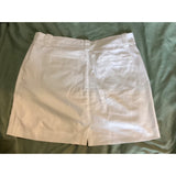 Maggie Lane Women's Golf Skort Size 8 White Poly/Spandex Pre-owned