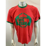 Portugal 2010 Fifa World Cup Soccer Men's XL Red Cuffed Short Sleeve T Shirt