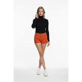 Polo Ralph Lauren Women's Shorts Size 2 Orange Low Rise Cotton Short