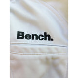 Bench Girls Size 13/14 Years White w/ Black Stripes Long Sleeve Polyester Jacket