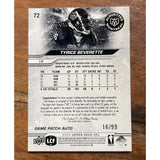 2024 Upper Deck CFL Game Patch Auto /99 Tyrice Beverette 72 Montreal Alouettes