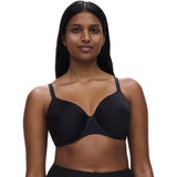 Chantelle Comfort Chic T-Shirt Bra C18JNV Black 38DD NWT