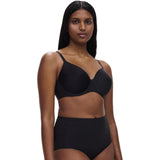 Chantelle Comfort Chic T-Shirt Bra C18JNV Black 38DD NWT