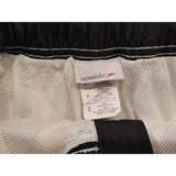 Speedo Men's Swim Shorts Size Small Blue White Polyester  Mesh Lined Swim Trunks