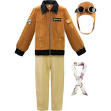 Amelia Earhart Historical Kids Aviator Costume for Girls 7-8 Years NEW