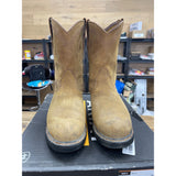 Ariat Men's 9.5 EE Wide Sierra Soft Toe Work Boot Aged Bark Roper Toe Pre-owned