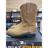 Ariat Men's 9.5 EE Wide Sierra Soft Toe Work Boot Aged Bark Roper Toe Pre-owned