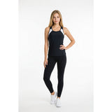 Tag Athletic Women's Medium Black White Sleeveless Racerback Workout Tank Top