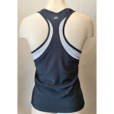 Tag Athletic Women's Medium Black White Sleeveless Racerback Workout Tank Top