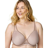 Wonderbra E1105H R1S Underwire Breathable Cups Bra Toffee Jacquard
