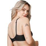 Wonderbra W2483 No Poke Side-Stay Wire-Free Bra Black NWT
