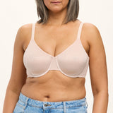 Wacoal 855303-253 Back Appeal Full Coverage T-Shirt Bra Rose Dust