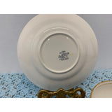 Bell Fine Bone China Made in England Cup & Saucer Multicolored Floral