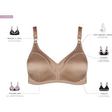 Bali Women's Double-Support Wire-Free Bra #3820 Cream