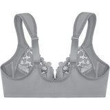 Glamorise Womens Front-Close Cotton  Underwire 1241Full Coverage Bra 38C