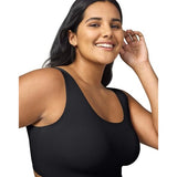 Wonderbra E3491H Womens New Wave Seamless Wirefree Bra Large Black NWT