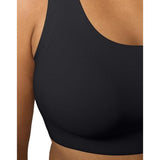 Wonderbra E3491H Womens New Wave Seamless Wirefree Bra Large Black NWT