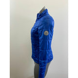 Aeropostale Women's Full Zip Puffer Coat Size Medium Blue Long Sleeve Polyester