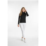Fairweather Athletica Women's Full Zip Jacket Size Small Stretch Black White Long Sleeve