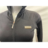 Fairweather Athletica Women's Full Zip Jacket Size Small Stretch Black White Long Sleeve