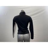 Fairweather Athletica Women's Full Zip Jacket Size Small Stretch Black White Long Sleeve