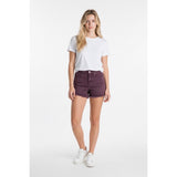 American Eagle Shorts Women's 2 Burgundy Super Super Stretch High Rise Shortie