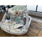 FISHER-PRICE SIT-ME-UP FLOOR Baby Seat Gray/White  NEW